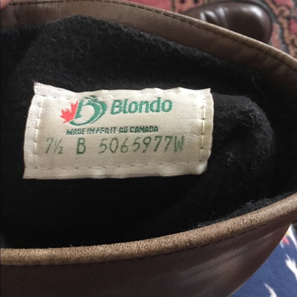 Vtg. Blondo Waterproof Leather Riding Boots - Picture 6 of 6